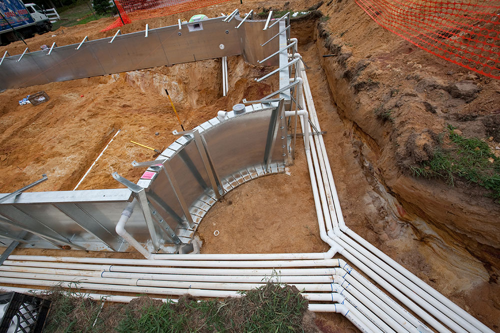 Install steel wall seasonal world