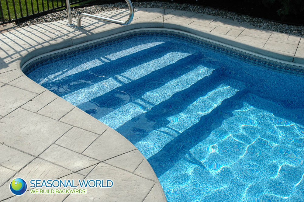 STEPS, LOVESEATS, BENCHES & SWIMOUTS Seasonal World