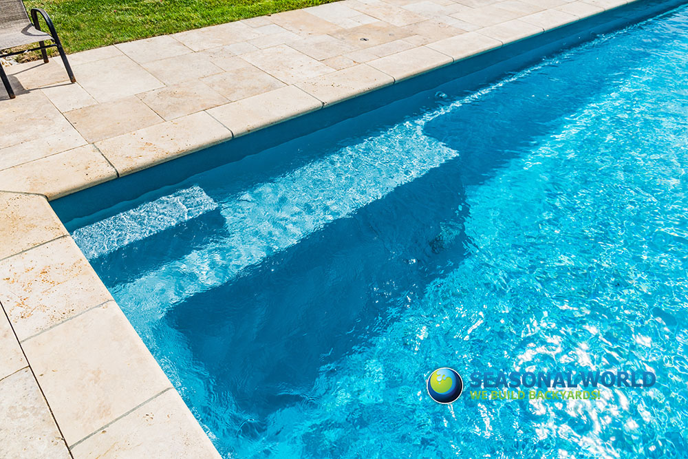 STEPS, LOVESEATS, BENCHES & SWIMOUTS Seasonal World